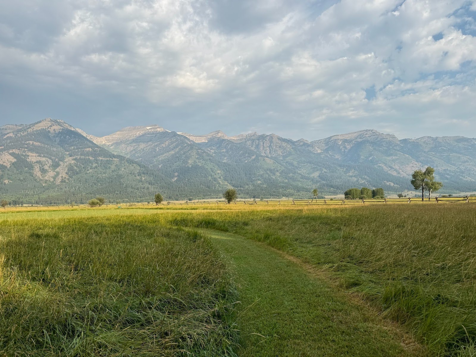 Scenic view of Jackson Hole