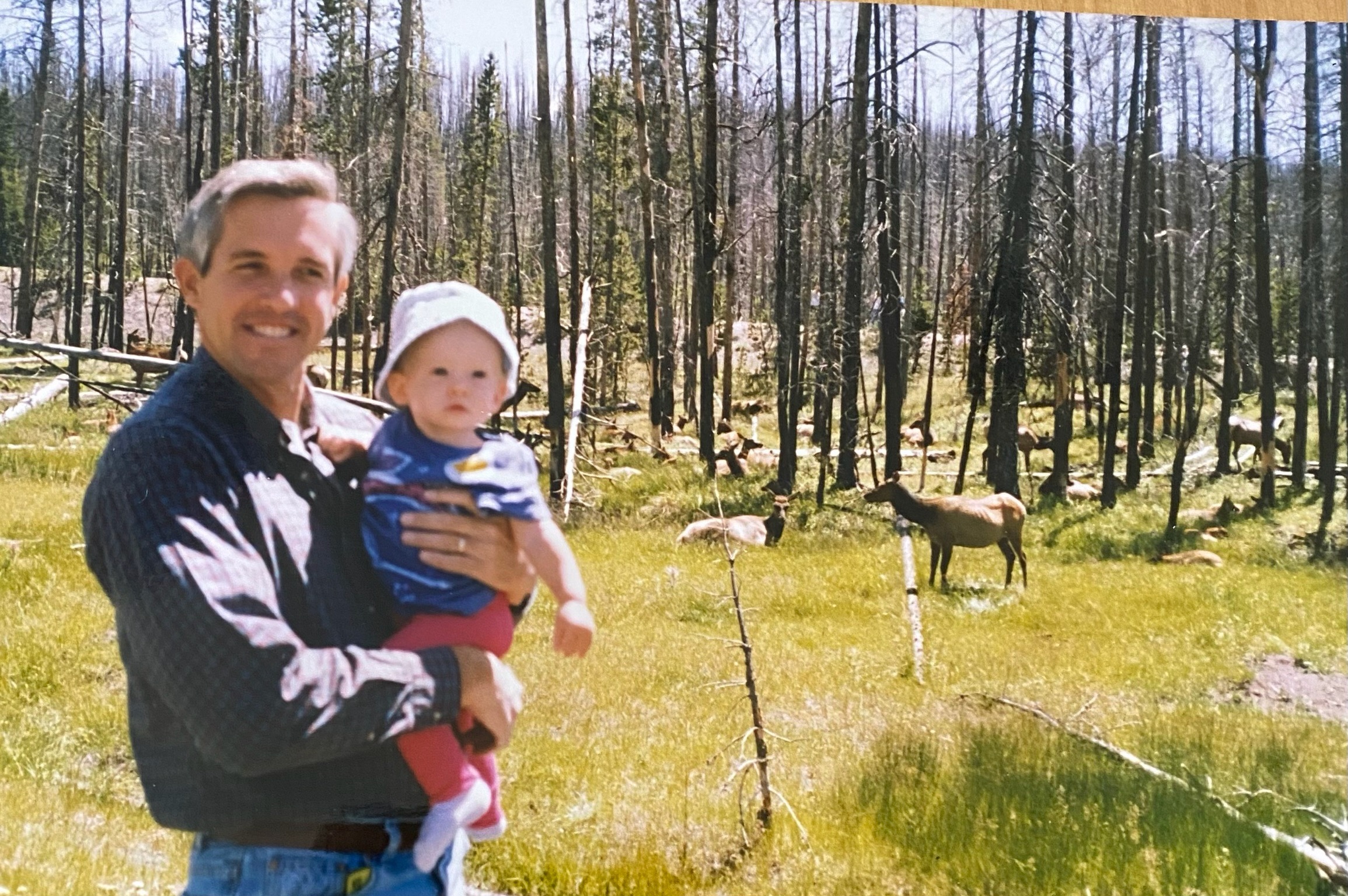 Kipp and Ari Admiring the Elk