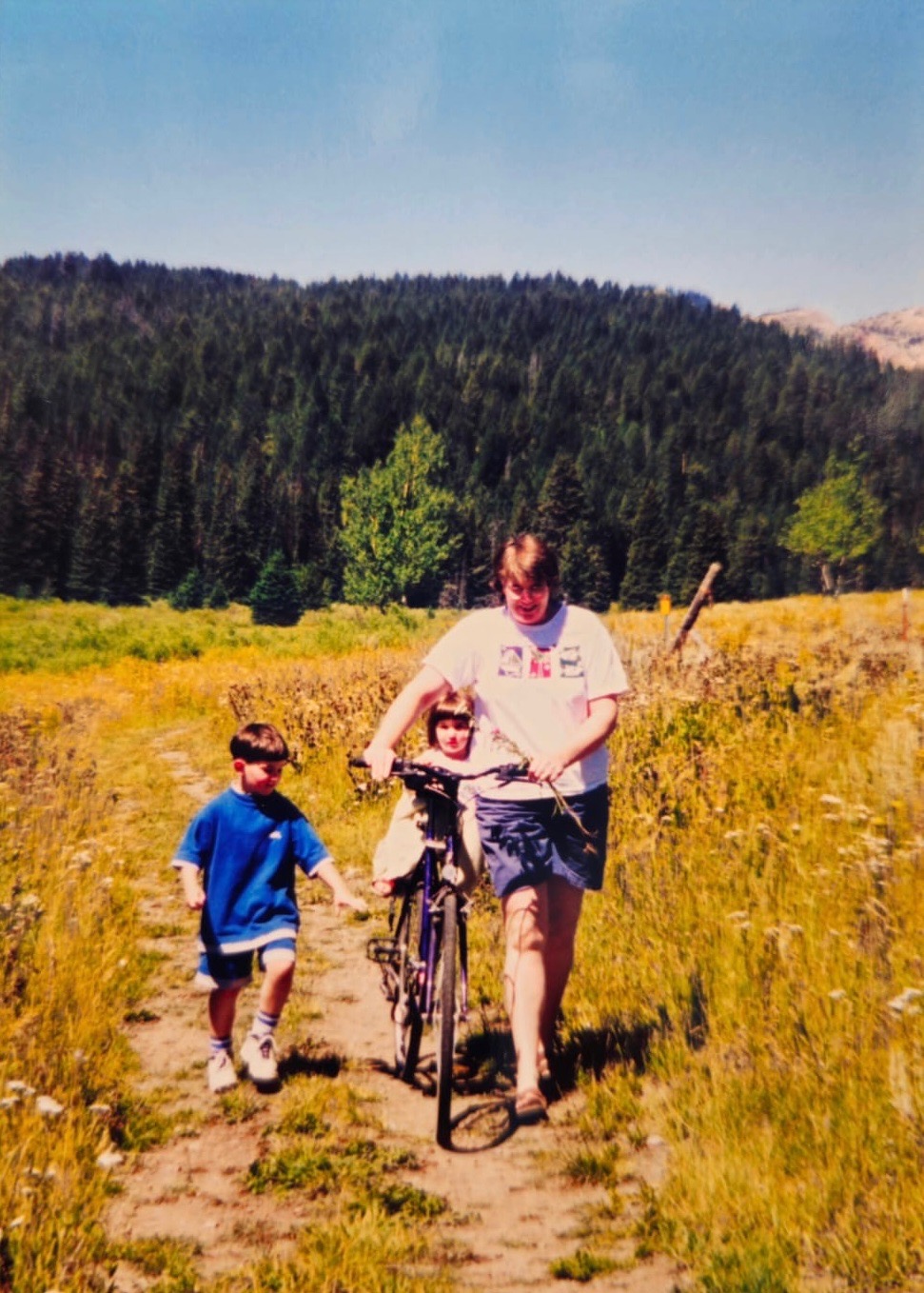 Mom on Bike